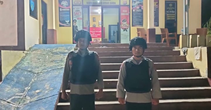 Tingkatkan Kewaspadaan di Bulan Ramadhan Polsek Lebakgedong Polres Lebak Gelar Sispam Mako