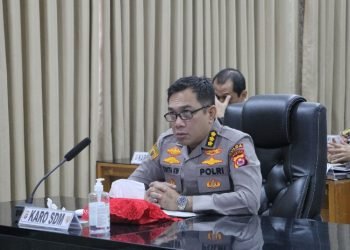 Persiapan Pelaksanaan Rekrutmen Anggota Polri 2023, Polda Banten Ikuti Zoom Meeting