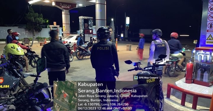 Berikan rasa aman, Tim Patroli Quick Win Presisi Polres Serang laksanakan patroli malam