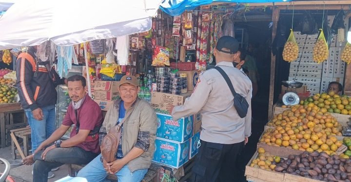 Bhabinkamtibmas Polsek Rangkasbitung Polres Lebak Laksanakan Program Quick Wins Presisi Polri-TNI