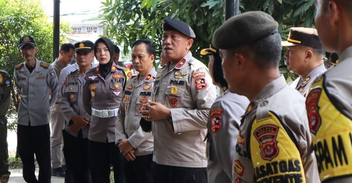Polres Serang kedatangan Tim Supervisi pelaksanaan Ops Ketupat Maung 2023