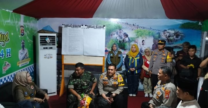 Pastikan kesiapan pengamanan arus mudik,   Bupati Serang bersama Kapolres Serang cek langsung Pos Pengamanan dan Pos Pelayanan Operasi Ketupat Maung 2023