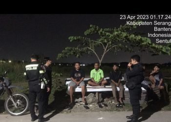 Jaga situasi Kamtibmas tetap kondusif, Tim Patroli Quick Win Presisi Polres Serang tingkatkan pelaksanaan patroli malam