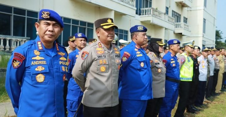 Polda Banten Laksanakan Apel Pengamanan Jalur Wisata Setelah Lebaran