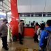 Cek Antrian Loket Karcis Stasiun  Rangkasbigung, Kapolsek Rangkasbitung Polres Lebak Koordinasi Jumlah Penumpang Dengan Pihak Stasiun