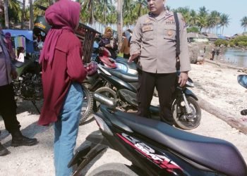 Tak Kenal Lelah Anggota Pos Jaga Wisata Tanjung Panto Polsek Wanasalam Polres Lebak Ciptakan Situasi Kamtibmas Yang Aman, nyaman Dan Kondusif