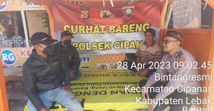 Acara Curhat Bareng Kapolsek Cipanas , Terima Masukan dan Keluhan Warga
