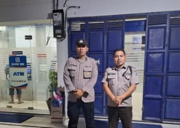Menjaga Kamtibmas, Personil Polsek warunggunung Polres Lebak,Patroli Obvit BANK BRI Antisipasi Gangguan Kamtibmas
