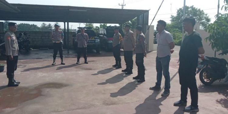Apel Pagi Polsek Kopo Polres Serang Cek Kesiapan Personel