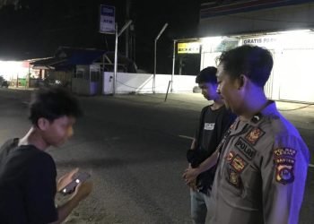 Guna Ciptakan Situasi Kondusif Bhabinkamtibmas Polsek Wanasalam  Polres Lebak Laksanakan Giat Program Quick Wins Presisi POLRI