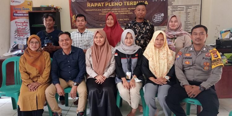Rapat Pleno Terbuka Rekapitulasi Daftar Pemilih sementara Tingkat Desa