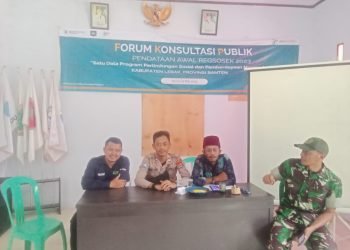 BHABINKAMTIBMAS POLSEK CIMARGA POLRES LEBAK IKUTI KEGIATAN REGSOSEK DI DESA MARGALUYU KEC.CIMARGA