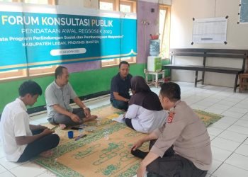 Komunikasi Dengan Seluruh element Masyarakat, Ini Cara Bhabinkamtibmas Polsek Leuwidamar Polres Lebak Sampaikan Pesan Kamtibmas