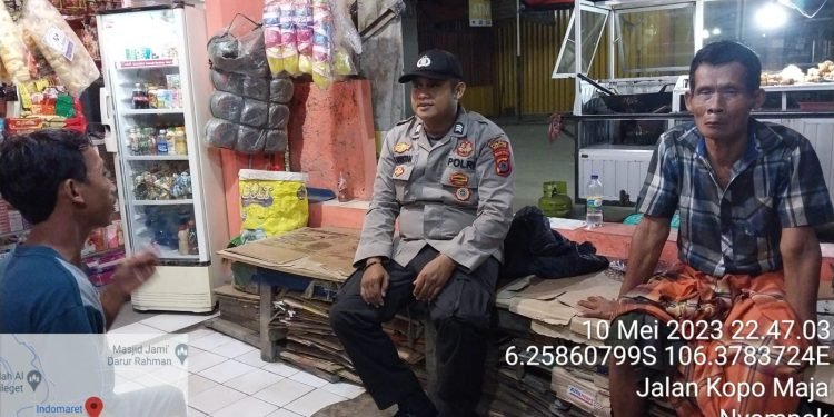 Jaga Situasi Kamtibmas Kondusif Polsek Kopo Polres Serang Rutin Melaksanakan KRYD