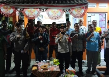 Antisipasi gangguan Kamtibmas, Sat Binmas Polres Serang melaksanakan pengecekan Pos Siskamling