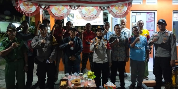 Antisipasi gangguan Kamtibmas, Sat Binmas Polres Serang melaksanakan pengecekan Pos Siskamling