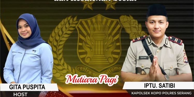 Program Mutiara Pagi Bersama Polri di RRI, Kapolsek Kopo Polres Serang Isi Tausyiah