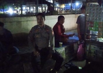 Cegah dan Ciptakan Rasa Aman dan Nyaman  Anggota Jaga Polsek Wanasalam Rajin Giat Patroli Malam