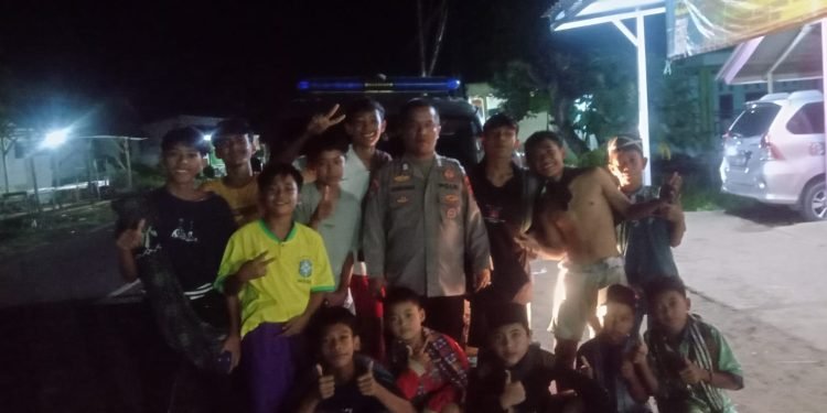 Cegah Aksi Kejahatan dan Tindak Kriminalitas Jalanan Polsek Wanasalam Melaksanakan Giat Patroli Malam