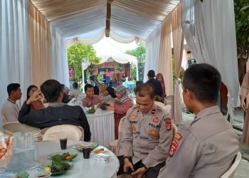 Polsek Cikande Gelar Patroli Dialogis, Sampaikan Pesan Kamtibmas Kepada Masyarakat