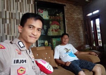 Guna Ciptakan Situasi Kondusif Bhabinkamtibmas Polsek Wanasalam  Polres Lebak Laksanakan Giat Program Quick Wins Presisi POLRI