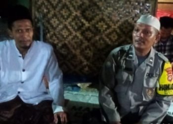 Ngobrol Bareng Santri, Bhabinkamtibmas Polsek Ciwandan Polres Cilegon Polda Banten Saba Pesantren
