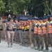 Dansat Brimob Polda Banten Pimpin Upacara Latihan Kemampuan  SAR