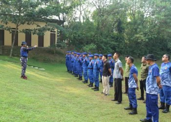 Guna Meningkatkan Kemampuan, Ditpolairud Polda Banten Laksanakan Latihan Menembak