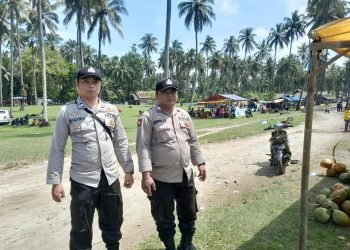 Dengan Cara Humanis Anggota Polsek Wanasalam Polres Lebak Ciptakan Situasi Kamtibmas Yang Aman, nyaman Dan Kondusif