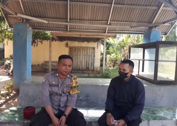 Dialog Dengan warga Ini Cara Bhabinkamtibmas Polsek Wanasalam Polres Lebak Sampaikan Pesan Kamtibmas