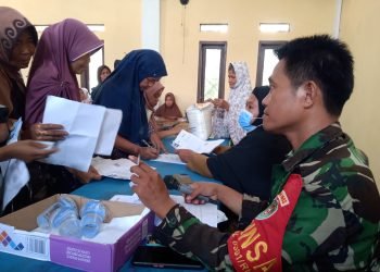 596 KPM Warga Masyarakat Desa Rangkasbitung Timur,Dapat Bantuan Beras