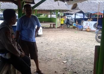 Dialog Dengan warga Ini Cara Bhabinkamtibmas Polsek Wanasalam Polres Lebak Sampaikan Pesan Kamtibmas