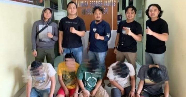 Tim Resmob Satreskrim  Polres Serang Ringkus Pelaku Perampasan Motor