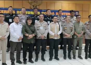 Humas Polres Serang dan Polsek jajaran Polres Serang mengikuti Rakernis Kehumasan di Rupataman Polda Banten