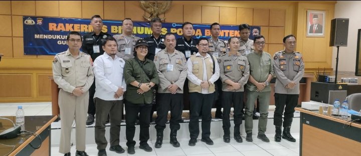 Humas Polres Serang dan Polsek jajaran Polres Serang mengikuti Rakernis Kehumasan di Rupataman Polda Banten