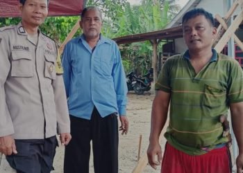 Sampaikan Pesan Kamtibmas Bhabinkamtibmas Polsek Cileles Sambang dan Patroli Dialogis