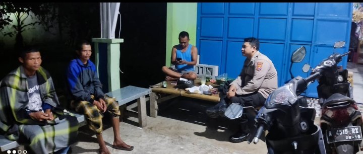 Minimalisir Kejahatan Malam Hari, Polsek Cimarga Polres Lebak Laksanakan Patroli Dialogis di Pemukiman