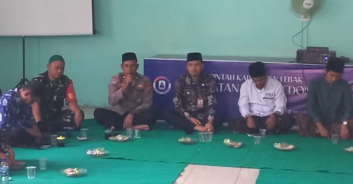 Kapolsek Lebakgedong Polres Lebak Menghadiri Acara Halal Bihalal Tingkat Kecamatan Lebakgedong