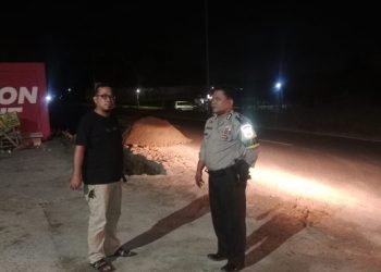 Cegah Aksi Kejahatan dan Tindak Kriminalitas Jalanan Polsek Wanasalam Melaksanakan Giat Patroli Malam