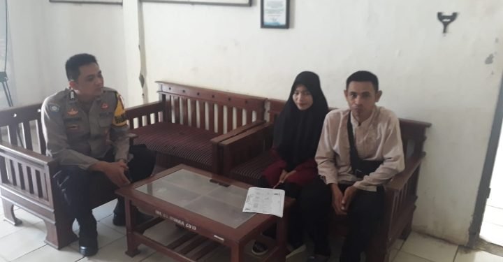 Bhabinkamtibmas Polsek Wanasalam Polres Lebak berikan pesan – pesan Kamtibmas