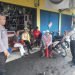 Kanit Provos Polsek warunggunung Polres Lebak Patroli Dialogis Sambangi Toko toko Antisipasi Kamtibmas