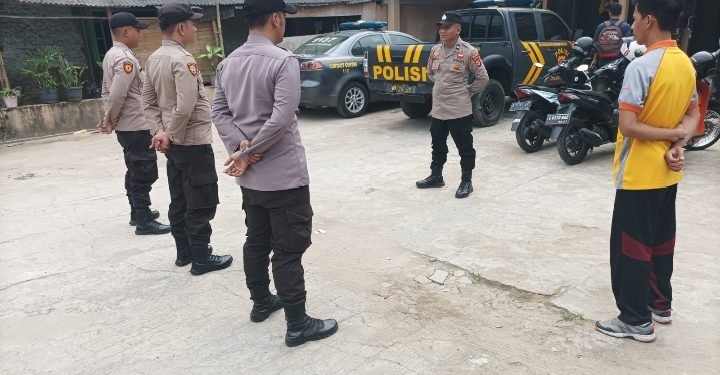 Apel Pagi dan Cek Anggota Polsek Petir Polres Serang