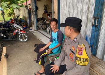 Pantau Situasi Kamtibmas, Bhabinkamtibmas Polsek Malingping Polres Lebak Lakukan Sambang Desa Binaan