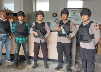 Polsek Kskp Merak Melaksanakan Sispam Mako Polsek