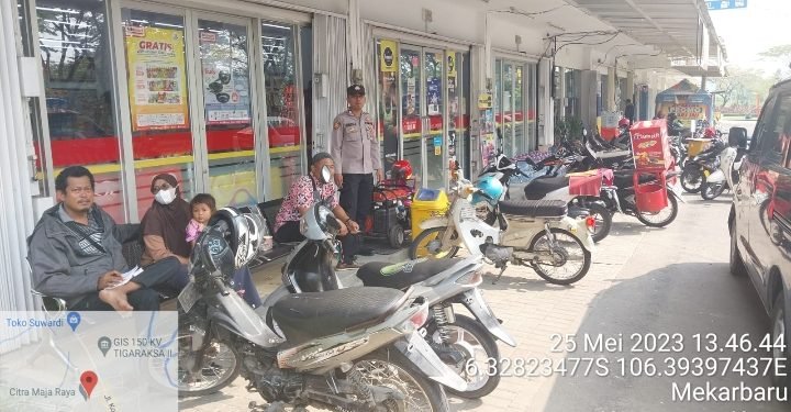 Antisipasi Gangguan Kamtibmas  Polsek Kopo Polres Serang Tingkatkan Patroli Dialogis Siang Hari