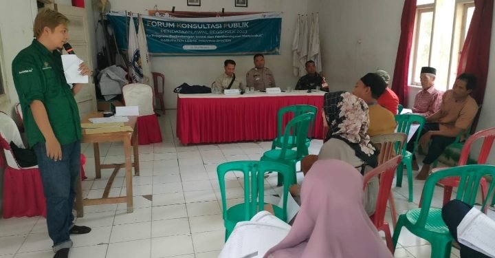 Sinergitas (TNI-POLRI) Polsek Wanasalam Polres Lebak dengan Anggota Posmil Wanasalam Laksanakan Sambang Jalin Komunikasi dengan warga dalam rangka Harkamtibmas