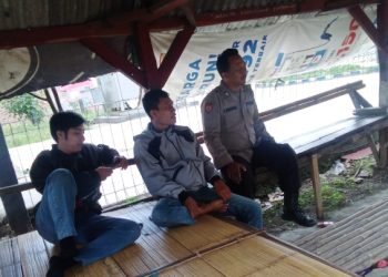 Menjaga Kamtibmas, Ka Spkt Polsek Cimarga Polres Lebak Sambangi Warga Kampung Jahe Desa Margajaya