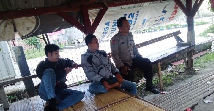 Menjaga Kamtibmas, Ka Spkt Polsek Cimarga Polres Lebak Sambangi Warga Kampung Jahe Desa Margajaya