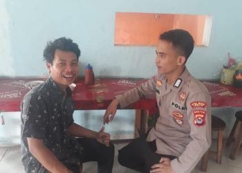 Guna Ciptakan Situasi Kondusif Bhabinkamtibmas Polsek Wanasalam  Polres Lebak Laksanakan Giat Program Quick Wins Presisi POLRI