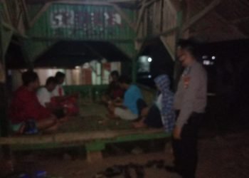 Cegah dan Ciptakan Rasa Aman dan Nyaman  Anggota Jaga Polsek Wanasalam Rajin Giat Patroli Malam